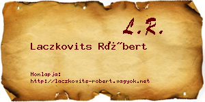 Laczkovits Róbert névjegykártya